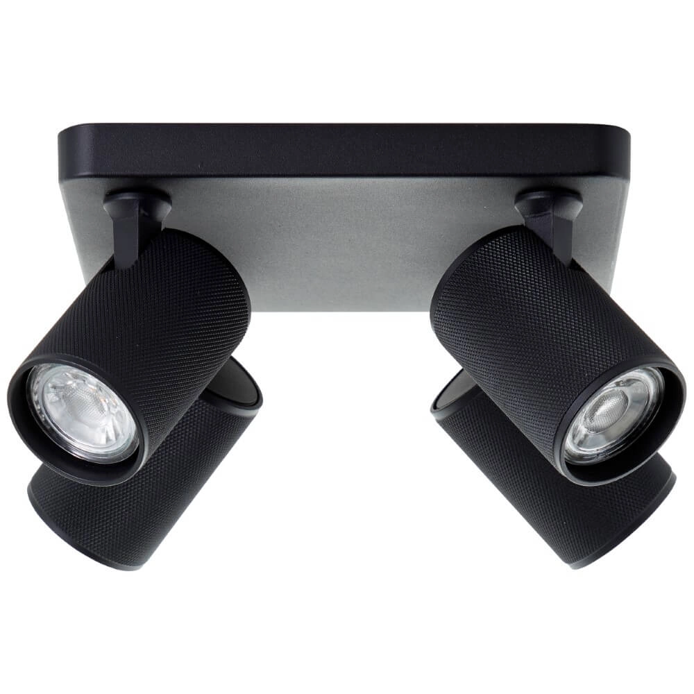 Square surface-mounted spot Marty black Brilliant 4004353424427