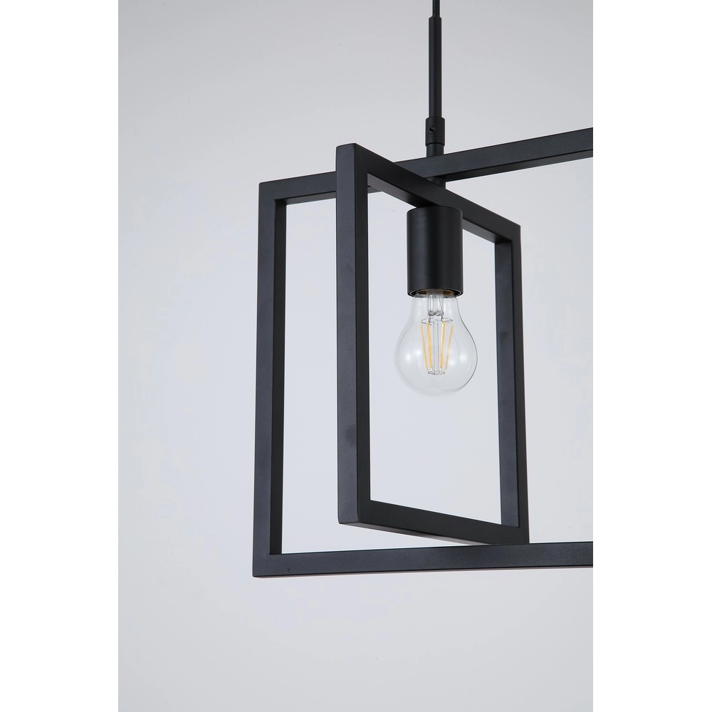 Black pendant lamp Plaza ankle Searchlight 5053423305912