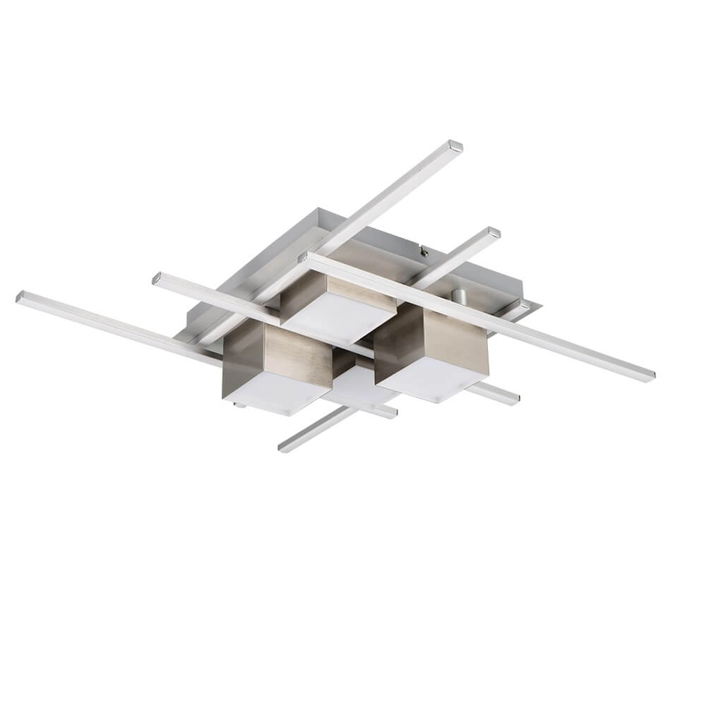 Design ceiling lamp Roger nickel Trio 4017807640052