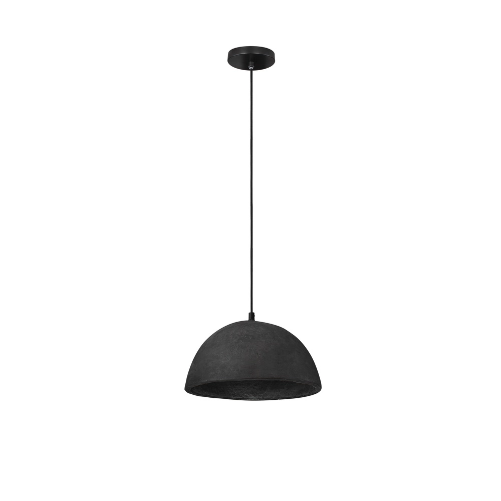 Black pendant lamp Talcum Ø 32cm Lyora 5212017468260
