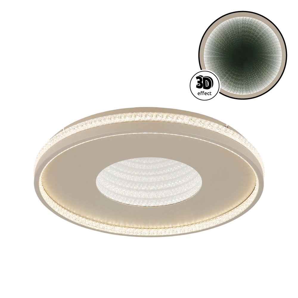 Design ceiling lamp Shirley sand brown Ø 50,5cm Globo 9007371578351