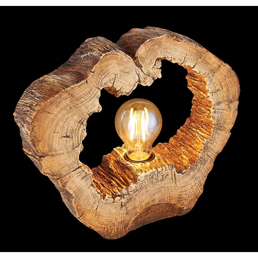 Unique table lamp Vinzenz wood Globo 9007371426706