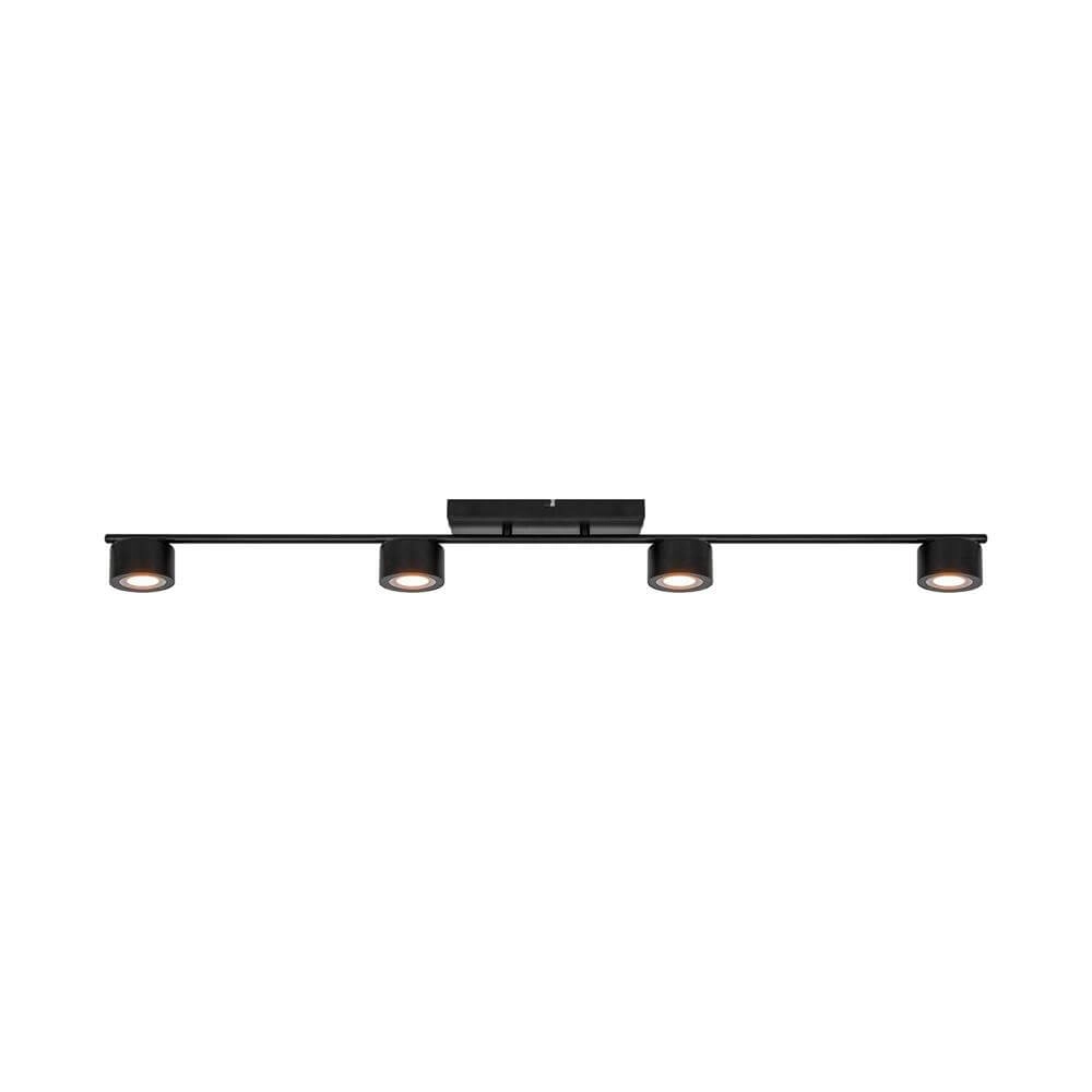 Design ceiling lamp Clyde 4-light black Nordlux 5704924012259