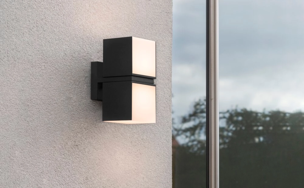 Black designer wall lamp Cuba Reddot Award Lutec 6939412011561