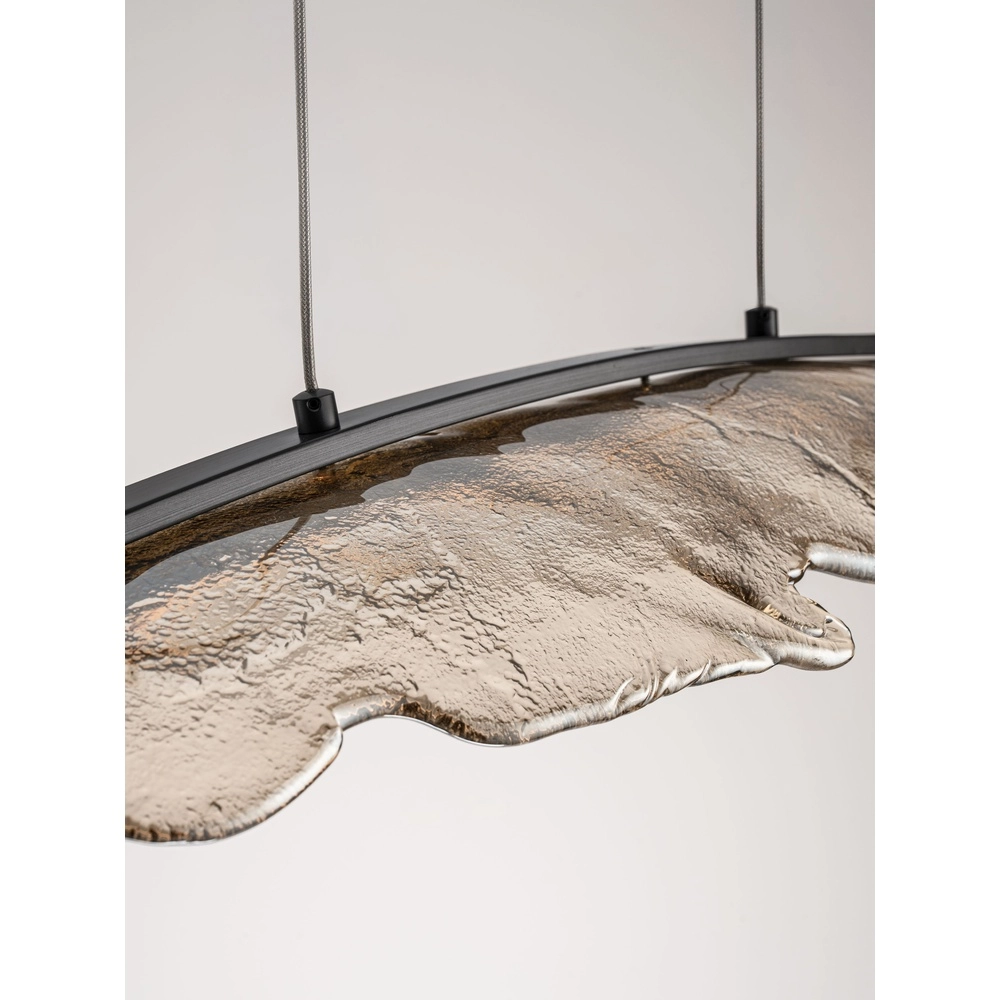Design pendant lamp Amado anthracite with mocha 104cm Lyora 5212063500273