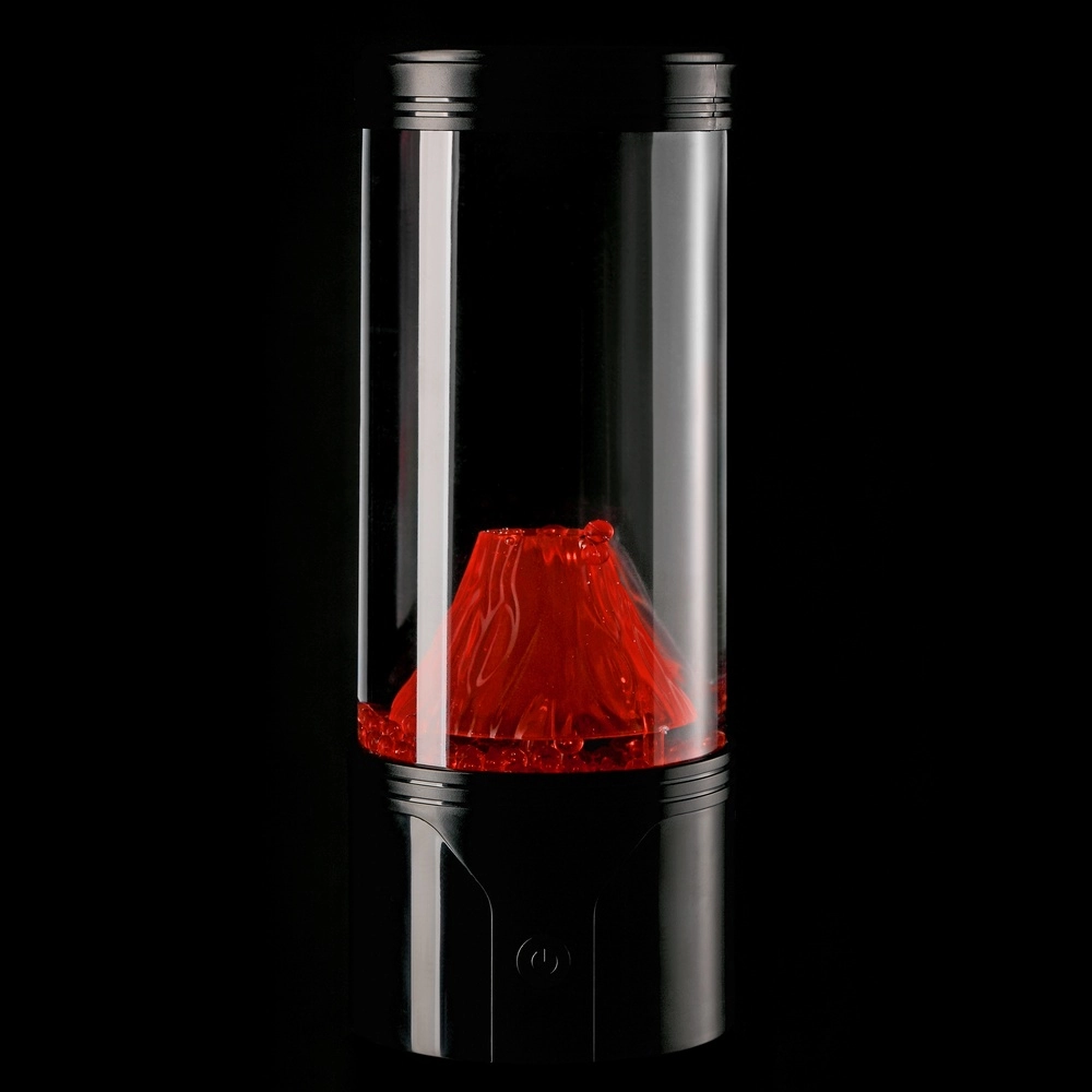 Lava lamp Vulcano Black