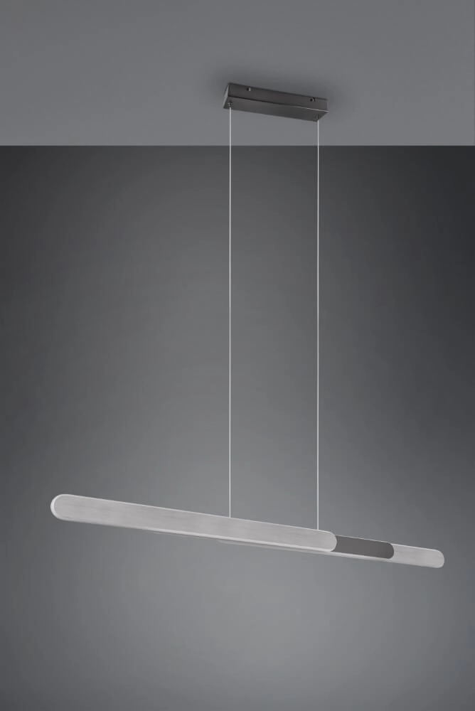 Hanging lamp Helios 130cm gray Trio 4017807577822