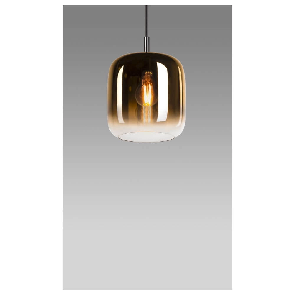 Glass pendant lamp Pantilo gold glass - Ø20cm SLV 4024163266451