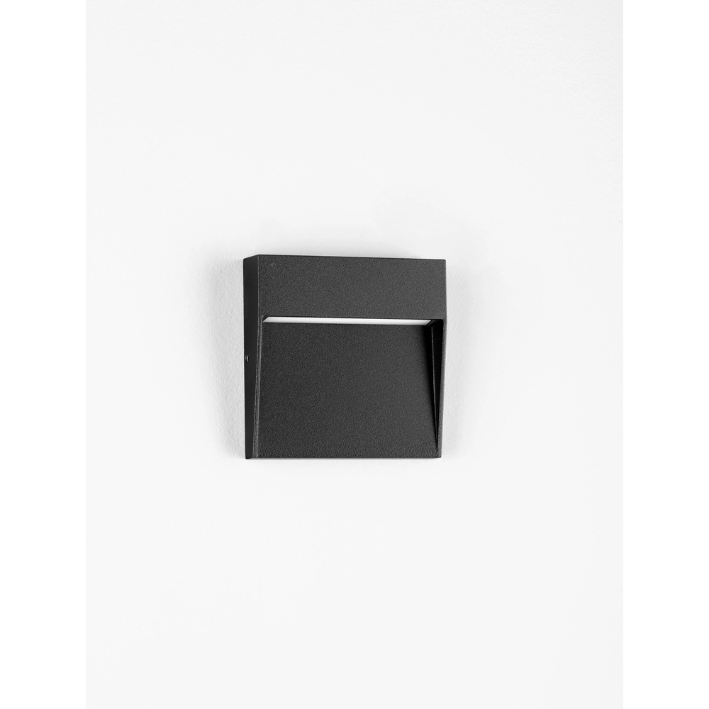 Square wall lamp Toby Design black Lyora 5212017453570