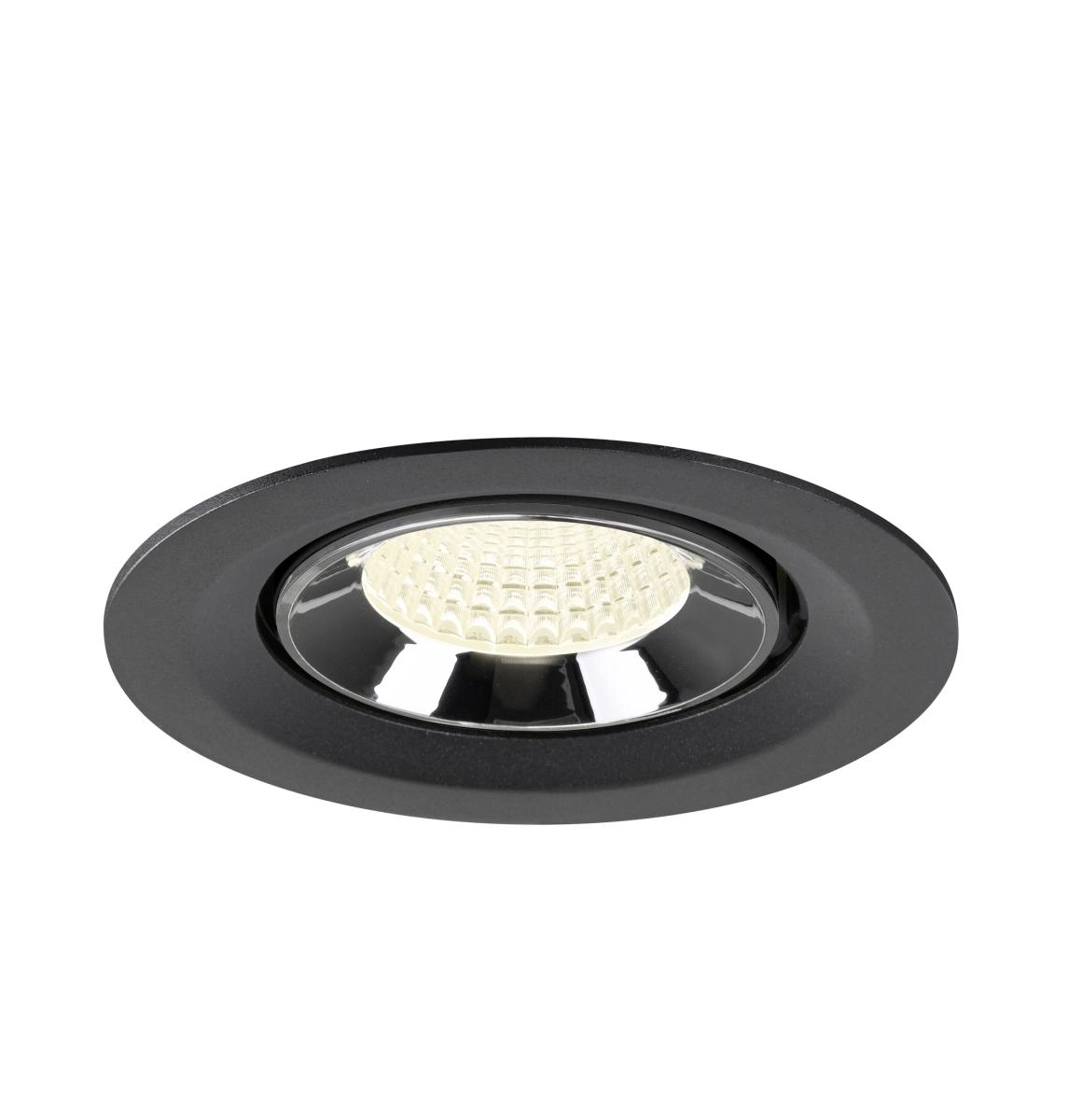 Recessed spotlight Numinos Gimble M black/chrome 4000K - 55deg SLV 4024163311694