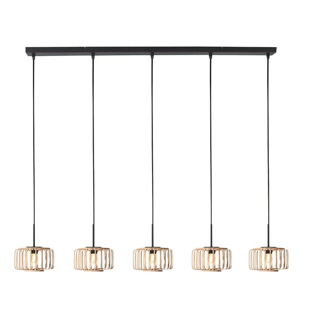5-light pendant lamp HaloSwap straight Steinhauer 8712746183214