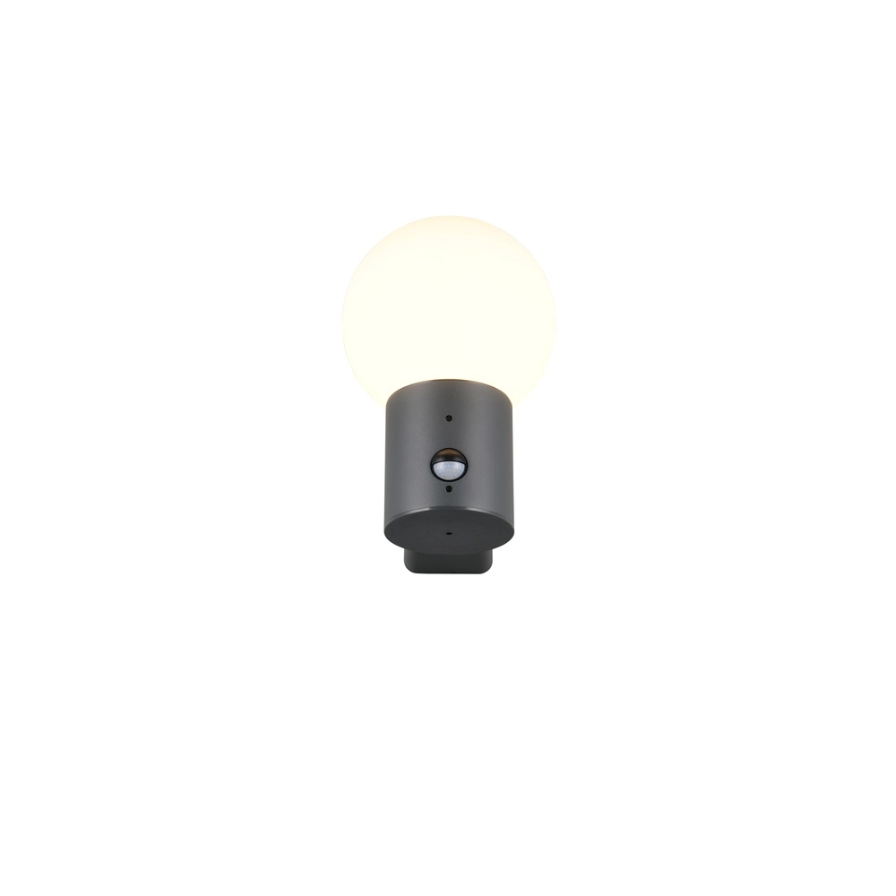 Sphere Wall Lamp Mures anthracite with sensor Trio 4017807687200