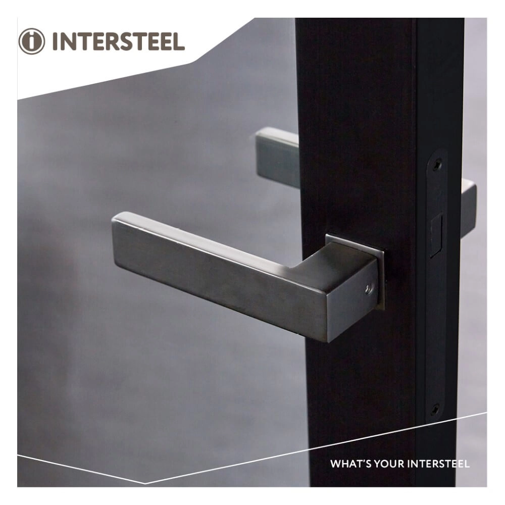 Door handle Amsterdam small rosette anthracite Intersteel 8714186548271