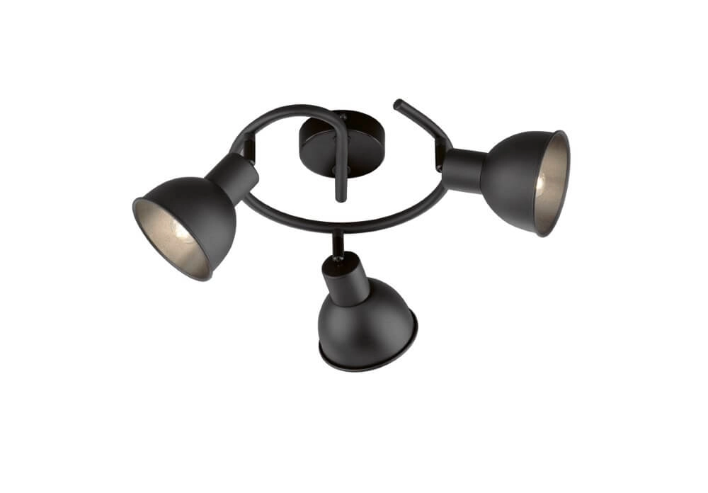 Matt black ceiling spotlight Speedy