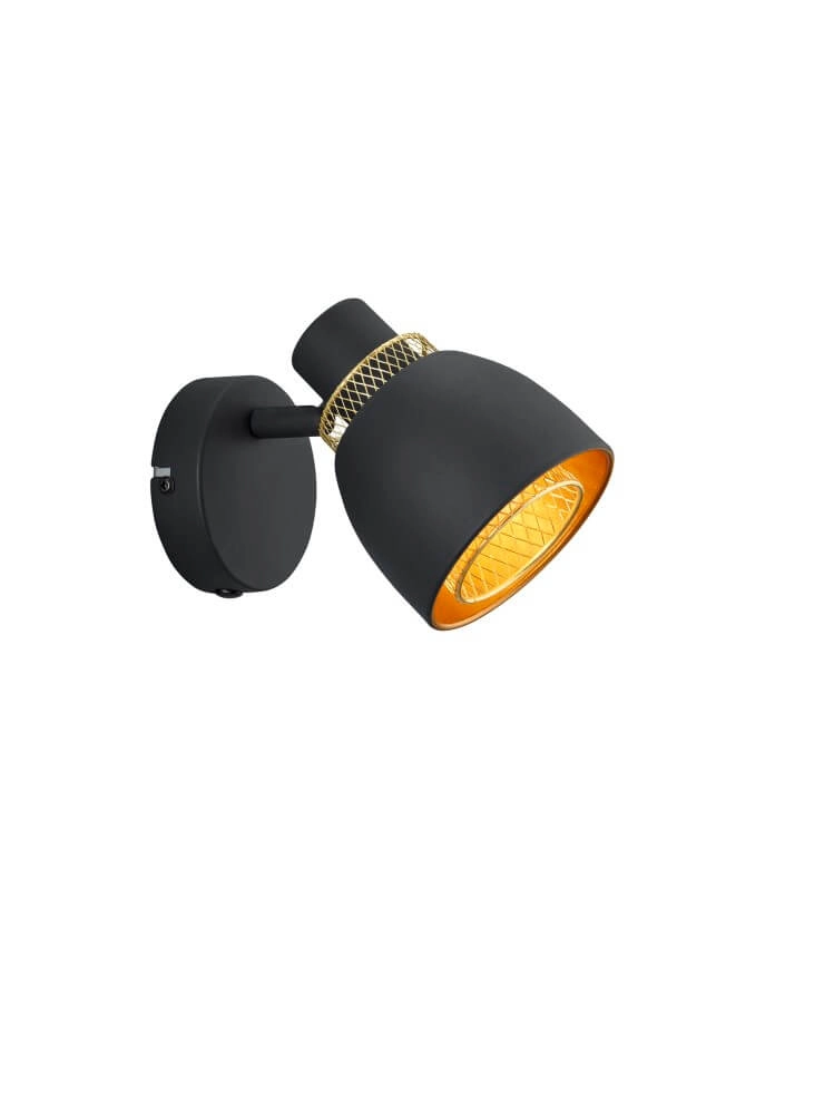 Black ceiling lamp Punch