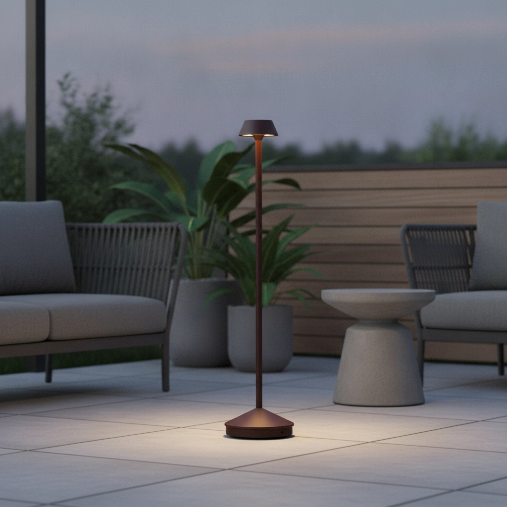 Garden lamp Arion Rusty brown