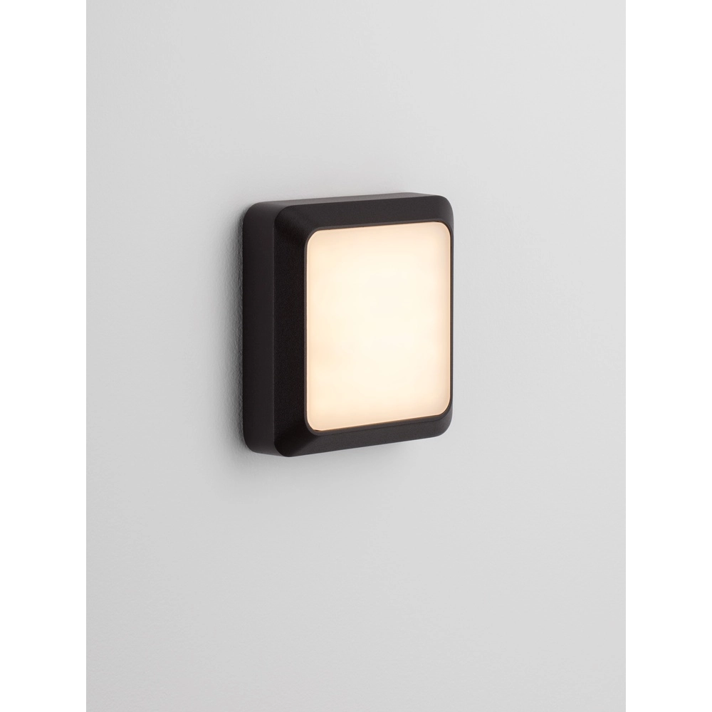 Square wall lamp Appia anthracite