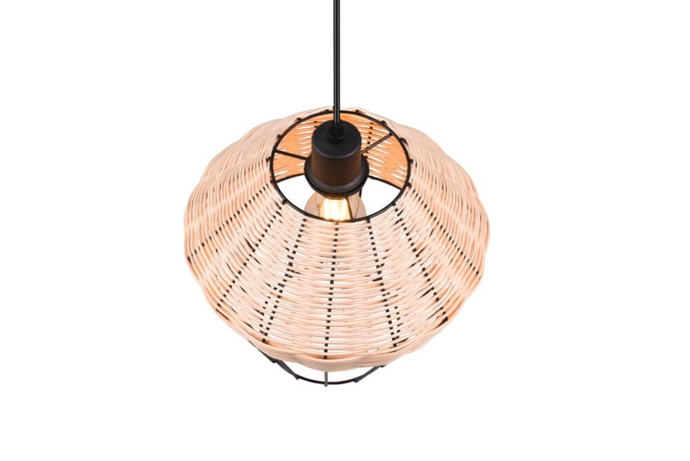 Hanging lamp Borka rattan Trio 4017807556780