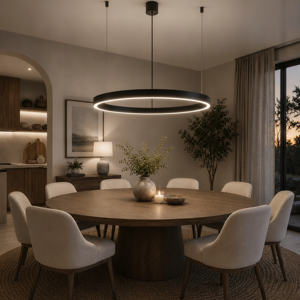 Pendant lamp Motif black Ø 120cm 2700-6500K