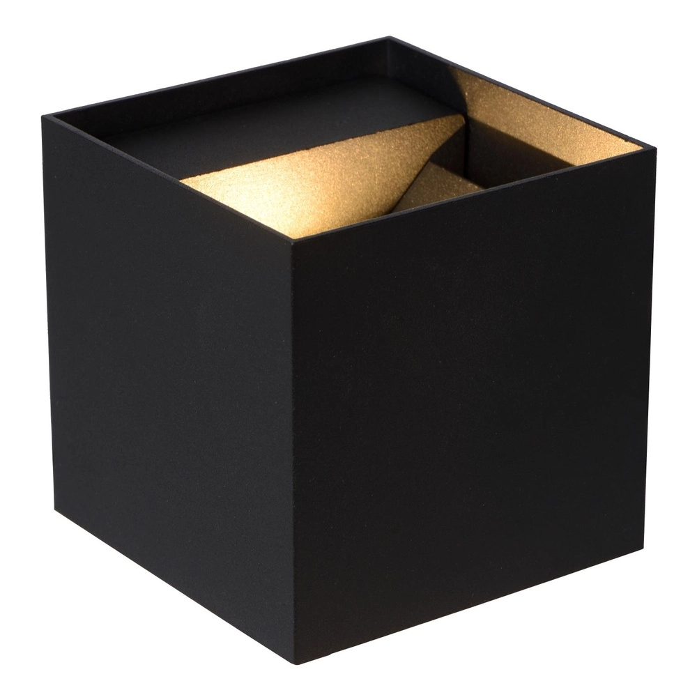 Square wall spotlight Axi 2 x 7W IP54 black