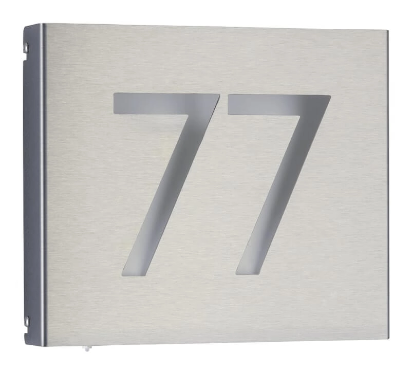 House number lamp Housel M with twilight sensor