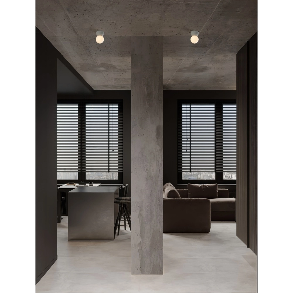 Ceiling lamp Zero concrete gray with white Lyora 5212017464453
