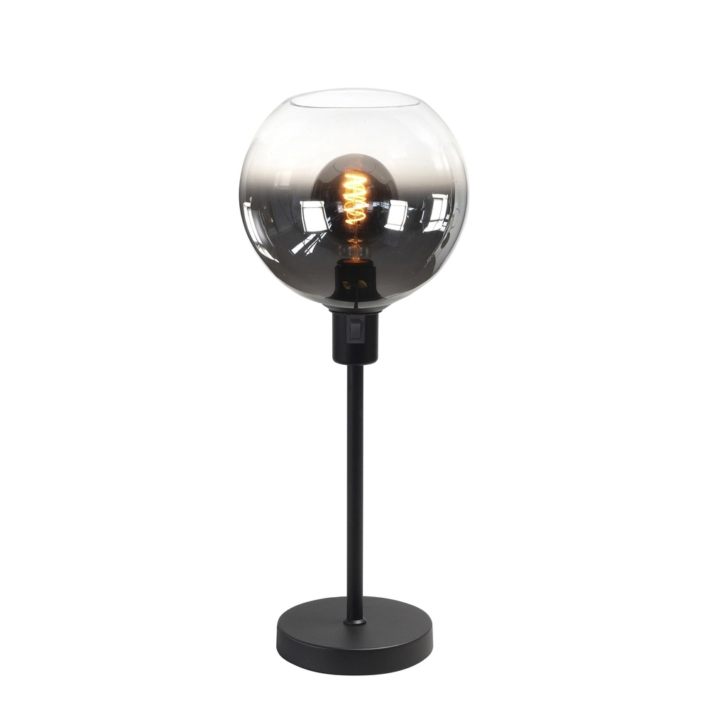 Design table lamp Fantasy smoke and clear glass