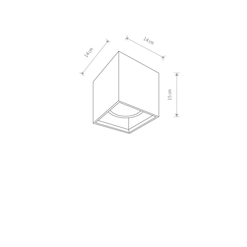 Concrete surface-mounted spotlight Bold Lyora 5903139939294