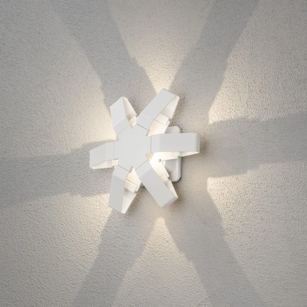 LED outdoor lamp Pescara Star 25cm white KonstSmide 7318307977257