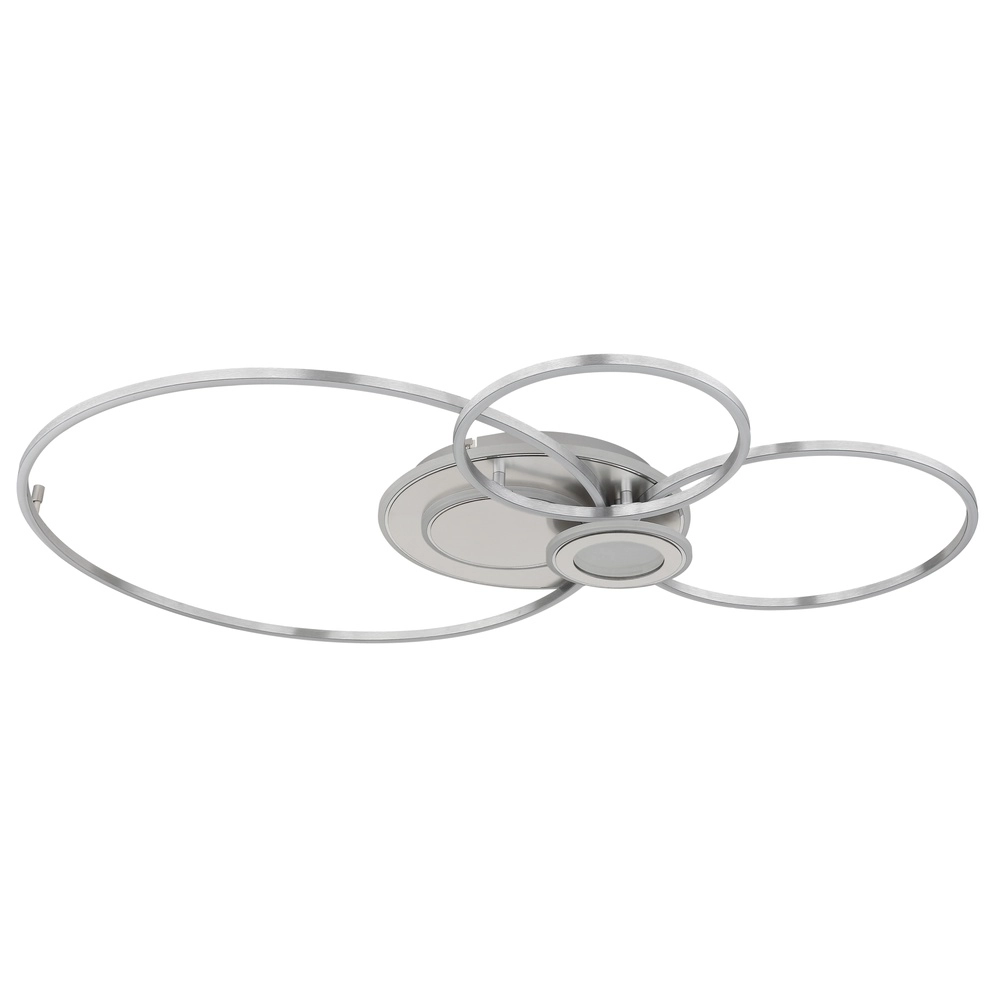 Silver Grey Ceiling Lamp Beltran Design Globo 9007371583690