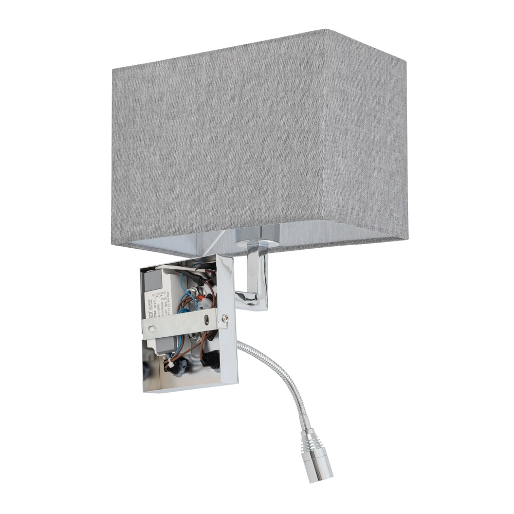 Bedside lamp Hotel Mood Led 26cm grey