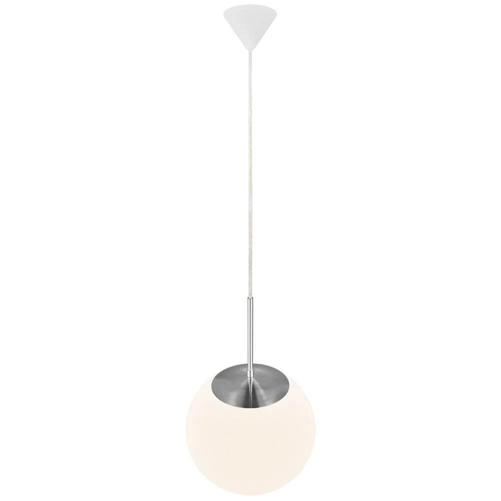 Glass pendant lamp Cafe white Ø 25cm Nordlux 5701581103016