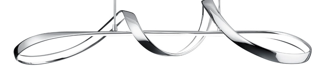 LED hanging lamp Perugia chrome Trio 4017807525823