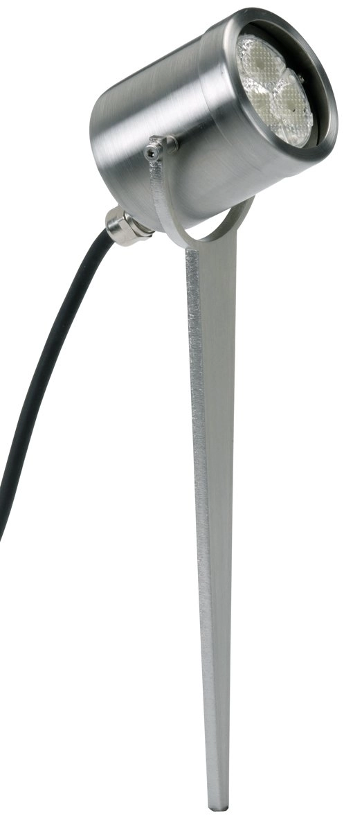 Garden spotlight on pin Perma Stainless steel