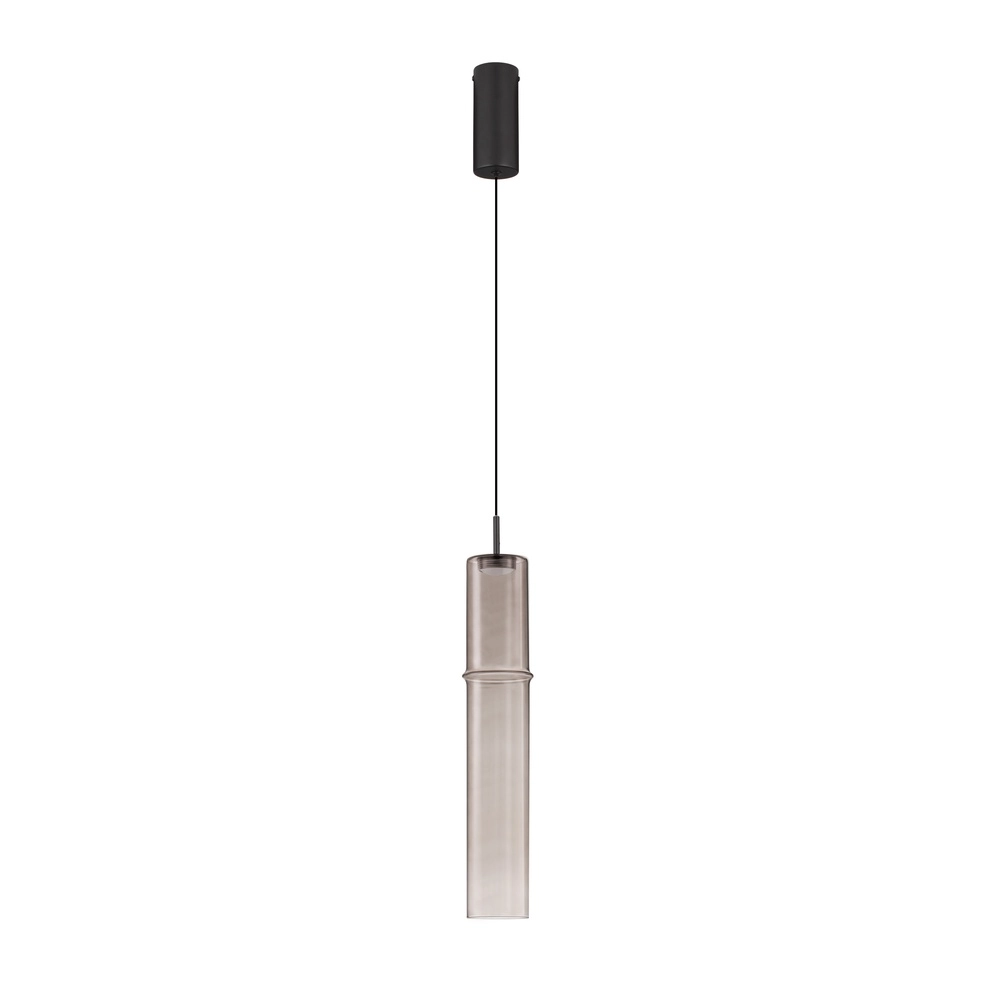 Unique pendant lamp Sano 1-light smoke glass Lyora 5212017474018