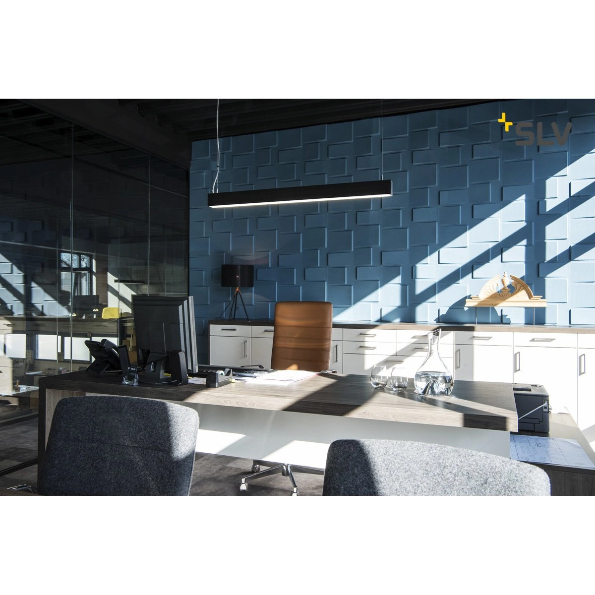 Office pendant lamp Glenos 3000K SLV 4024163196949
