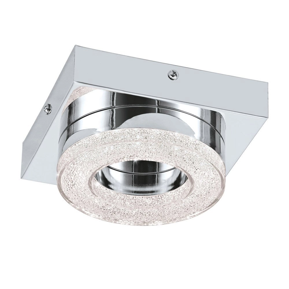 LED flush ceiling light Fradelo 12cm chrome