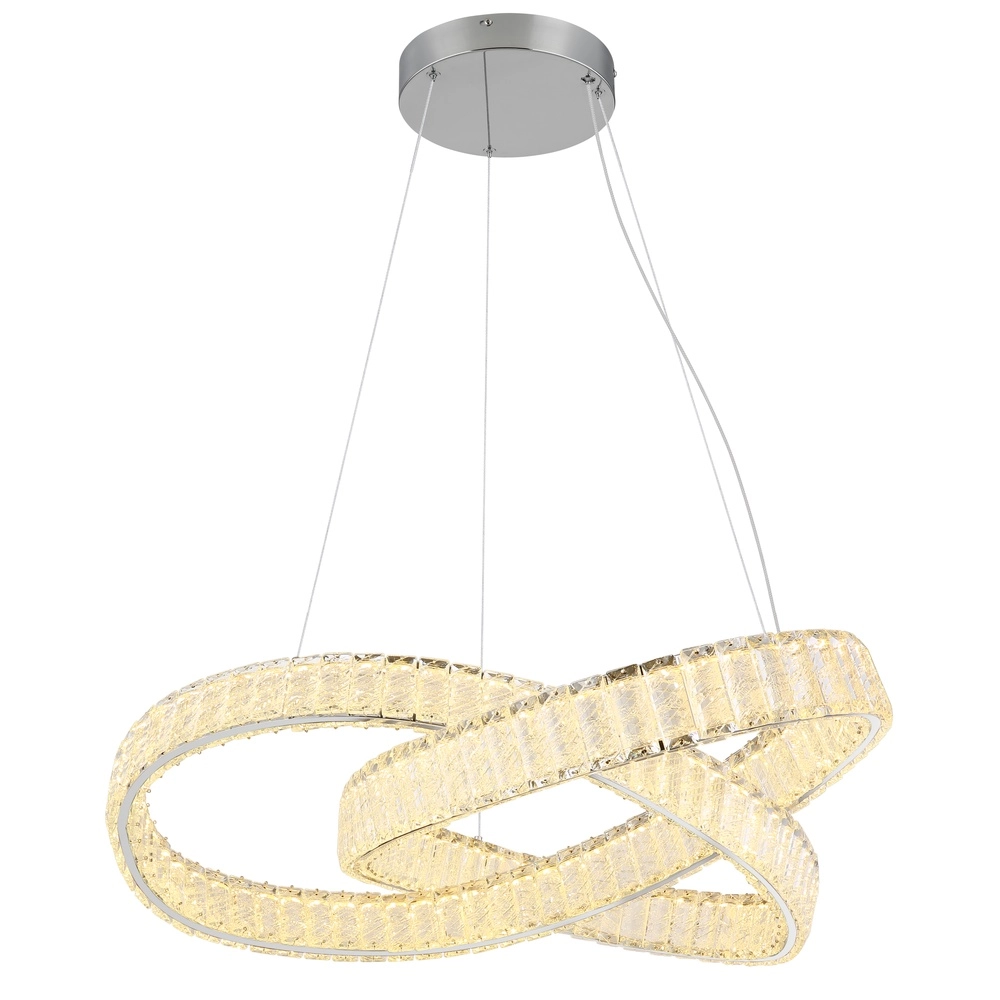 Unique pendant lamp Mucky chrome Globo 9007371468751