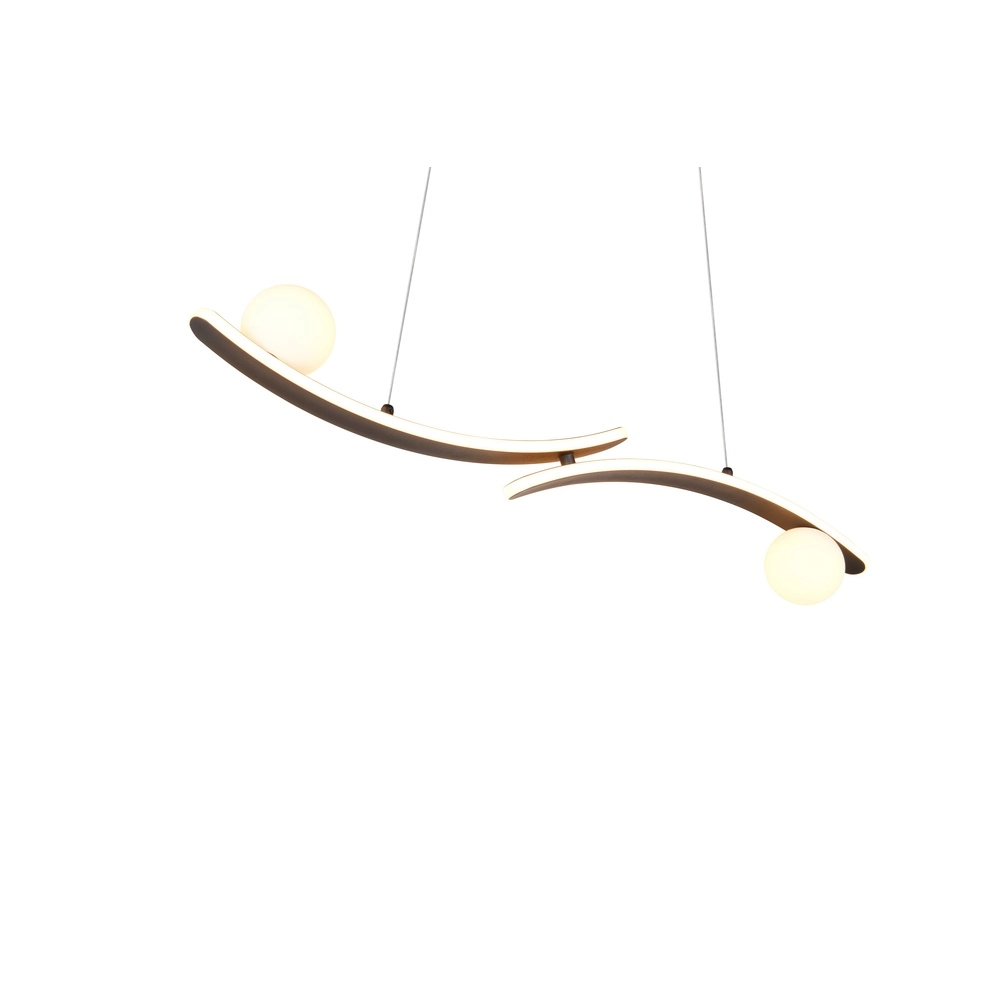 Design pendant lamp Napoli Black Trio 4017807683462