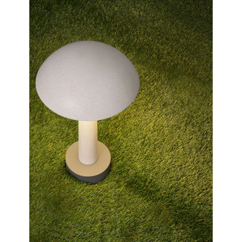 Round garden lamp Tura white 35cm Lyora 5212017471536