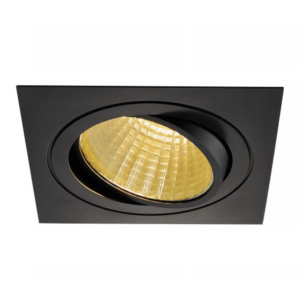 LED recessed spot New Tria DL Set Square 18cm 2700K - black