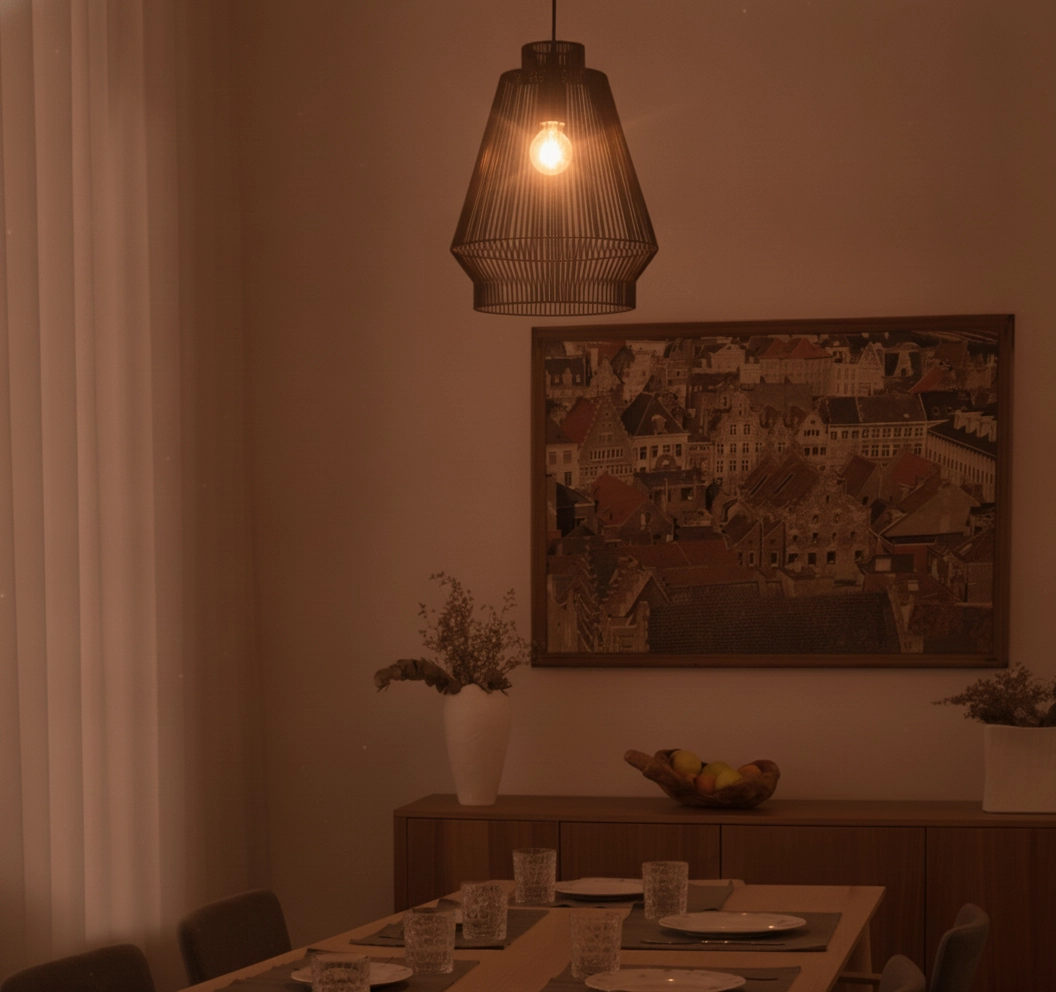 Bohemian pendant lamp Bredo Ø 27.5cm black