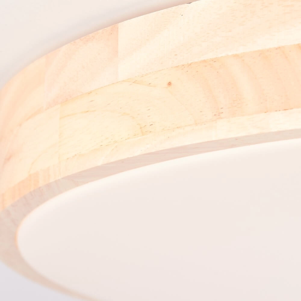 Wooden ceiling lamp Slimline Ø 50cm Brilliant 4004353426582