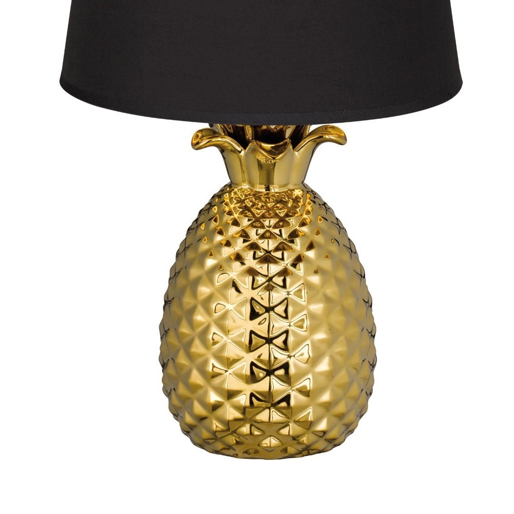 Table lamp Pineapple 43cm gold with black Trio 4017807377613