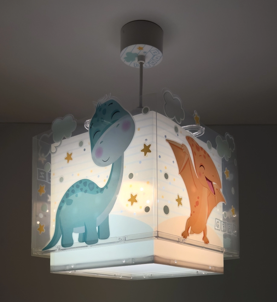 Pendant lamp Baby Dinos blue Dalber 8420406002927