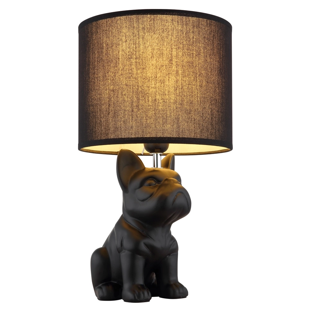 Table lamp Dogo dog black with cap Globo 9007371566686