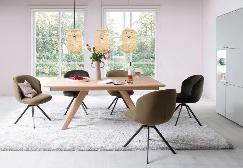 Rattan hanging lamp Calla light wood Fischer & Honsel 4052231600067