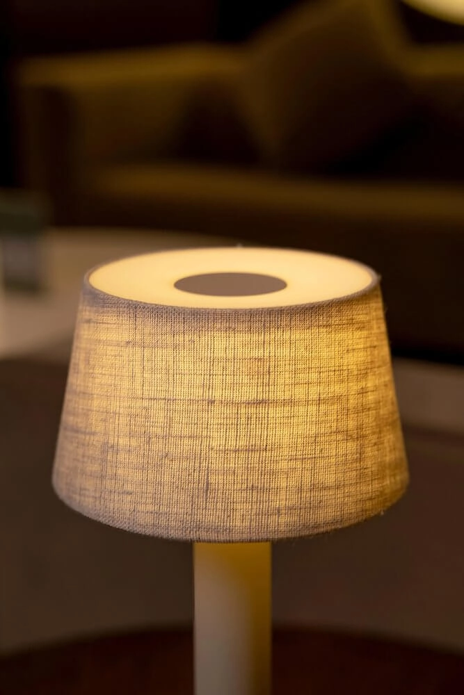 Rechargeable table lamp Two Beige linnen Humble 7446023312363