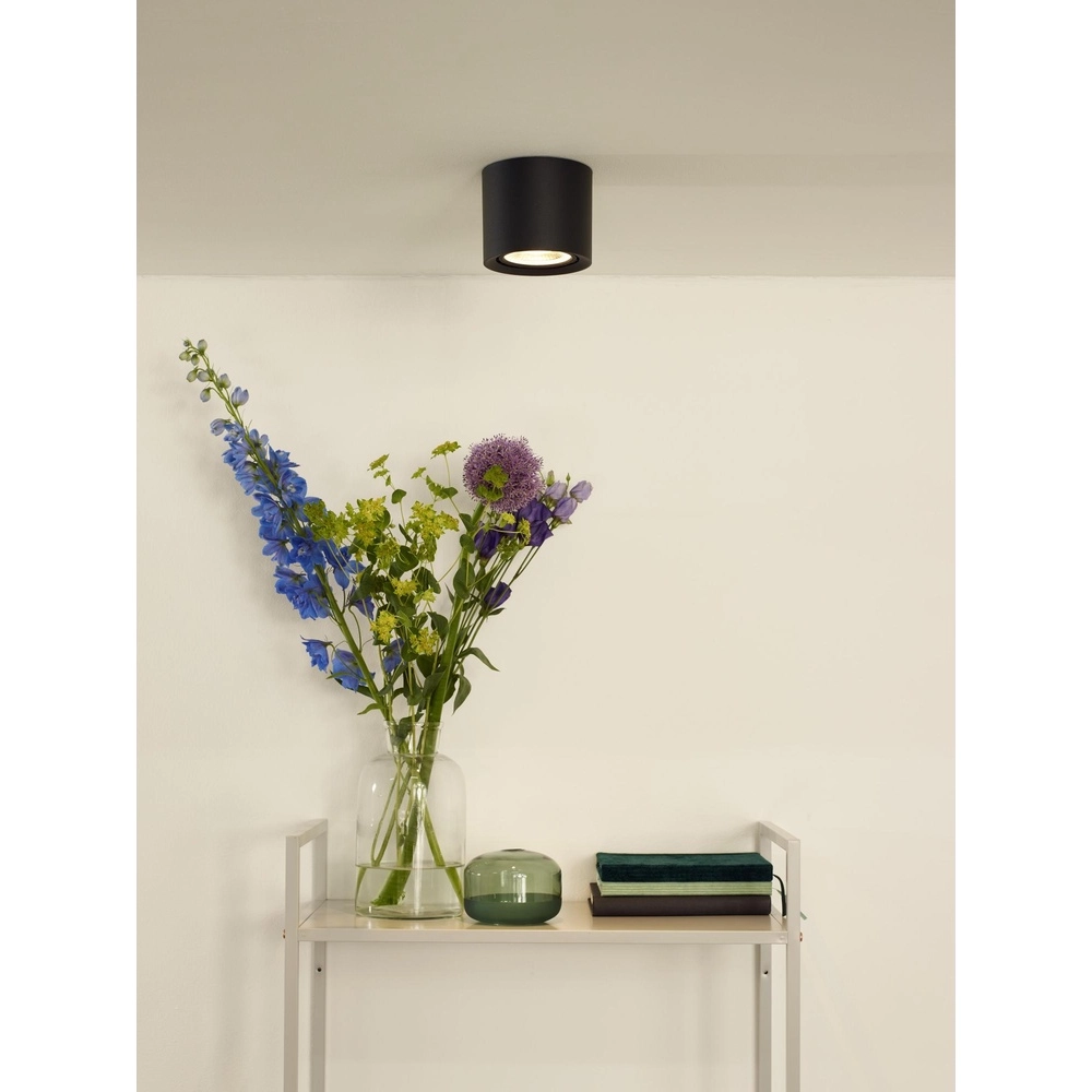 Ceiling spot Ø 12cm Fedler GU10 ES111 black Lucide 5411212092120
