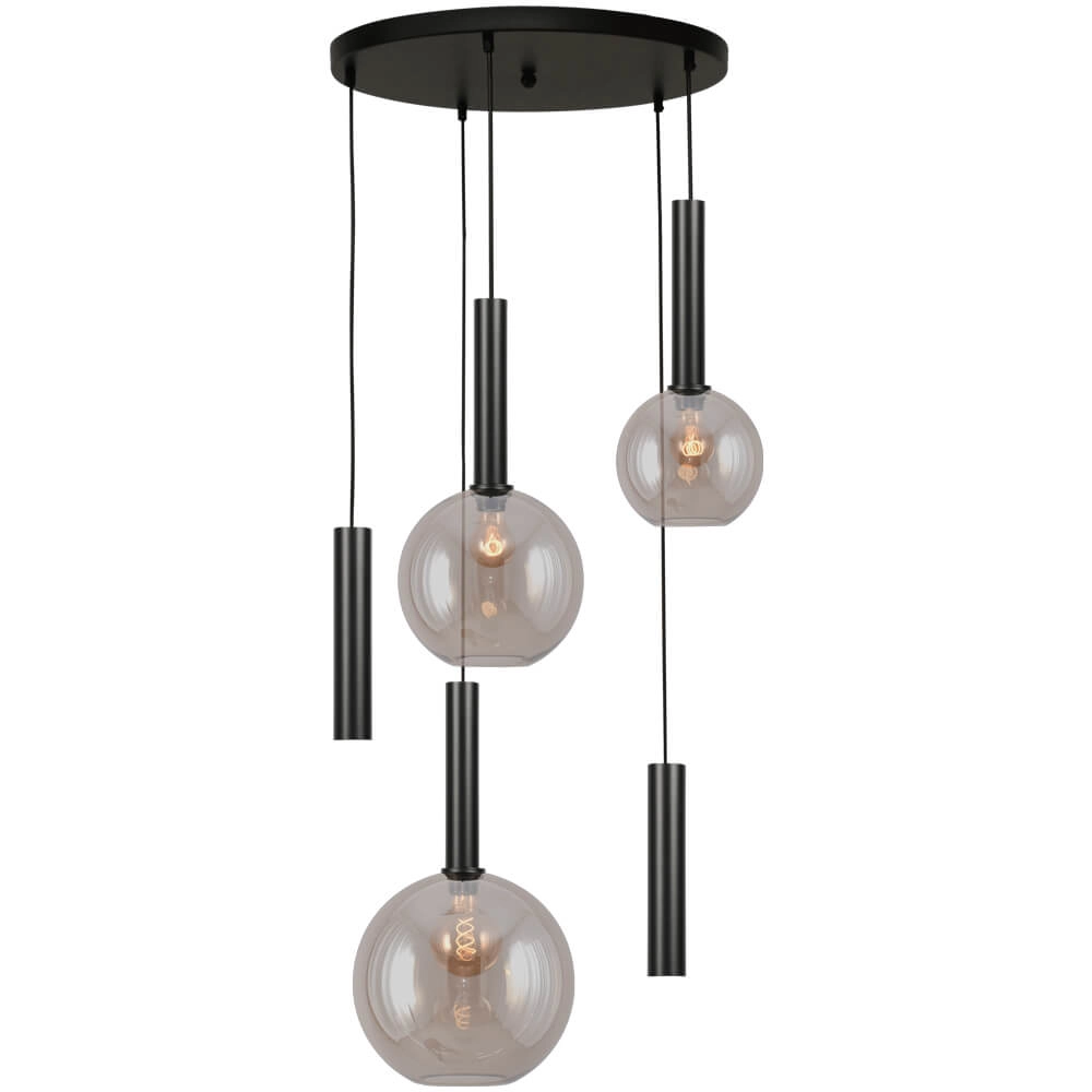 Vide hanging lamp Bella 2 with smoke lenses and GU10